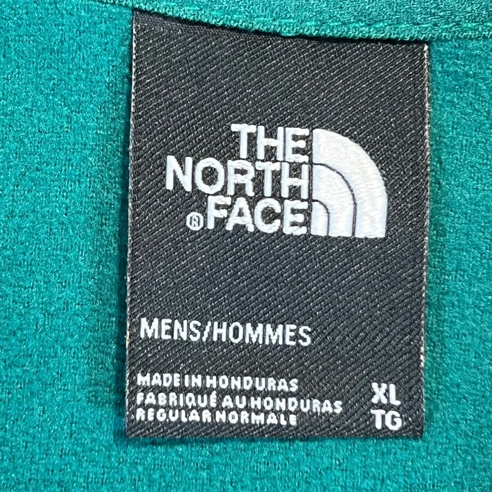 The North Face Mens XL Green Fleece‎ Quarter Zip Pullover Sweater Jacket